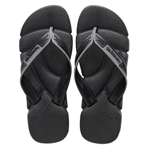 Sandália Havaianas Power Preto E Cinza Aço 39/40 Par