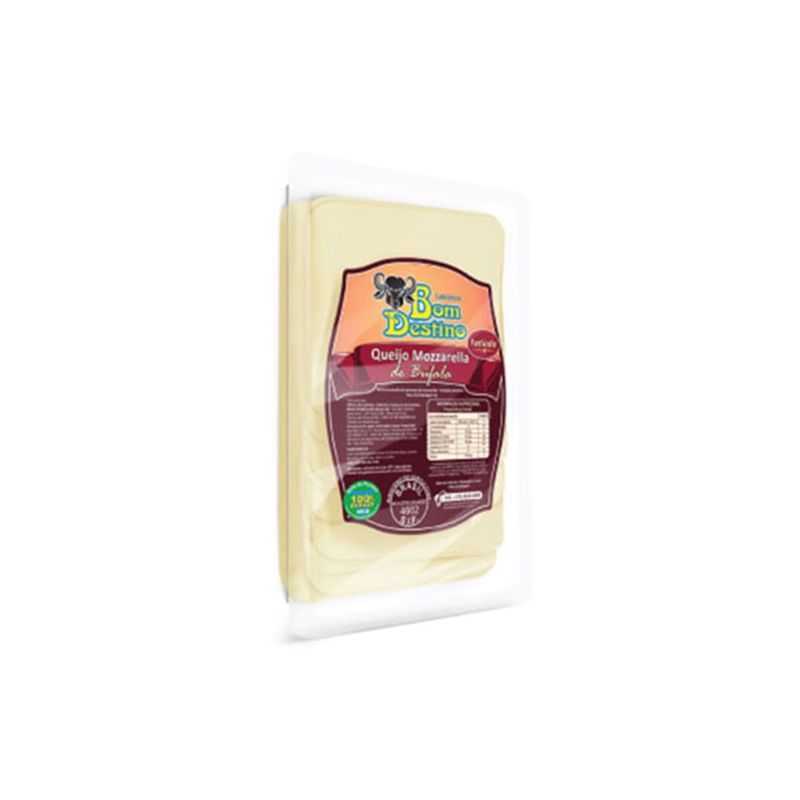 Queijo-Mucarela-de-Bufala-Bom-destino-Fatiada-160-g