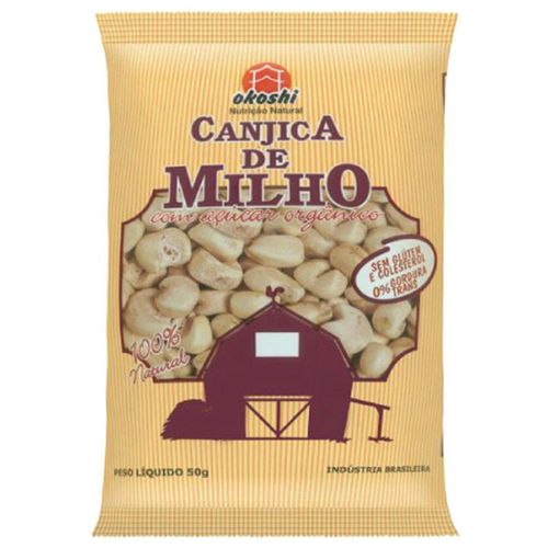 Canjica de Milho Okoshi Orgânica com Açúcar Orgânico Sem Glúten 50g