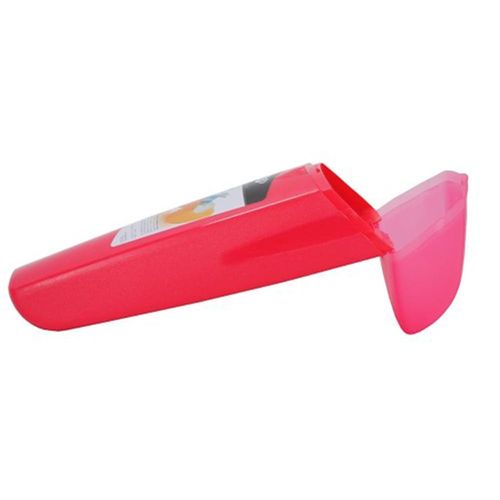 Porta Escova e Creme Dental Mariplast Plástico Rosa Unidade