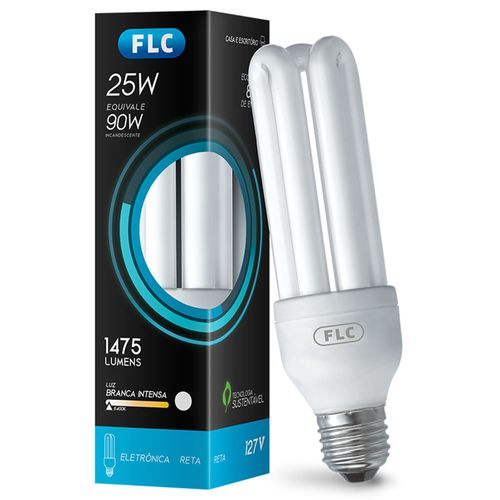 Lâmpada Flc Elétrica 25wx127v Branca Unidade