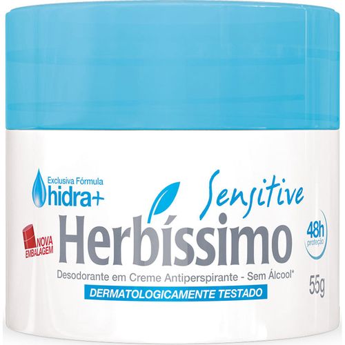 Desodorante Creme Herbíssimo Sensitive 55g
