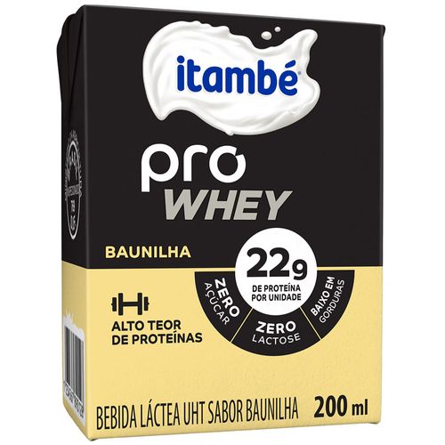 Bebida Láctea Itambé Pro+ Baunilha Sem Lactose 200ml
