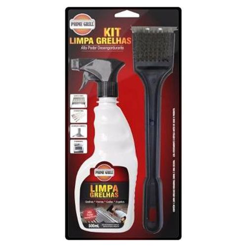 Kit Limpa Grelhas Prime Grill com o Poder Alto Desengordurante