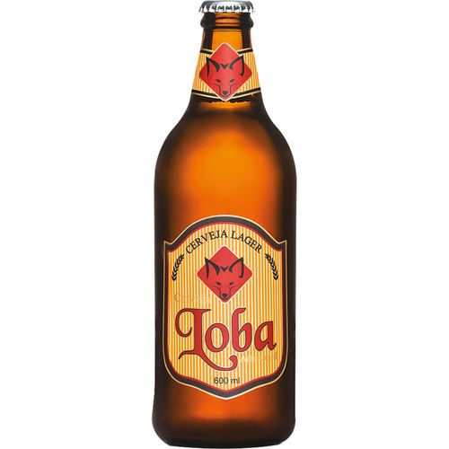 Cerveja Loba Lager Pilsen Garrafa 600 ml