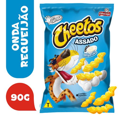 Salgadinho De Milho Onda Requeijão Elma Chips Cheetos Pacote 90G