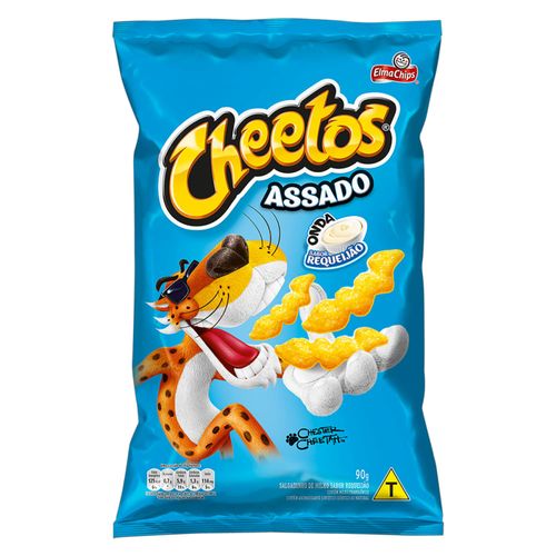 Salgadinho De Milho Onda Requeijão Elma Chips Cheetos Pacote 90G