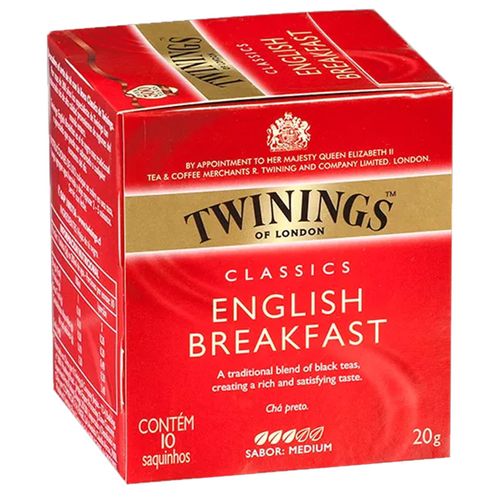 Chá Inglês Twinings English Breakfast 20g