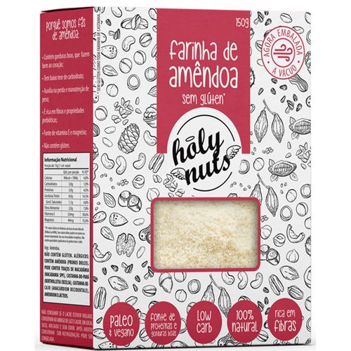 Farinha de Amêndoa Holy Nuts Low Carb 150 g