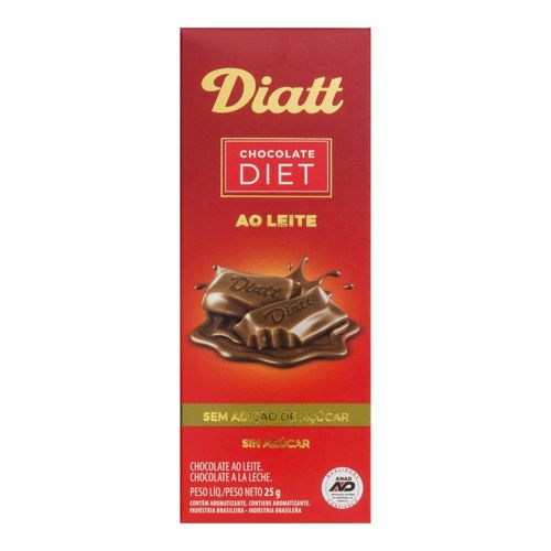 Chocolate Diatt ao Leite Diet 5g
