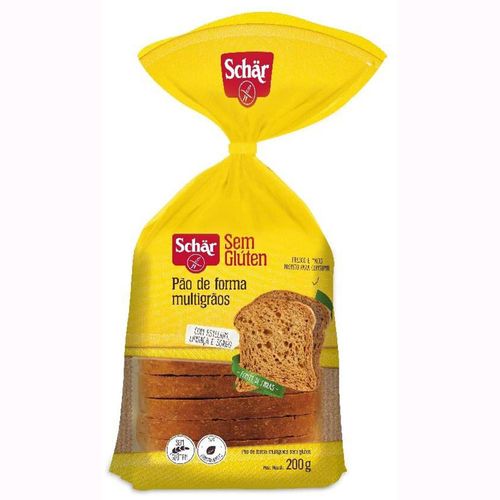 Pão de Forma Schär Multigrãos Sem Glúten 220g