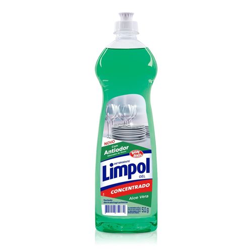 Detergente Limpol Gel Aloe Vera 511g