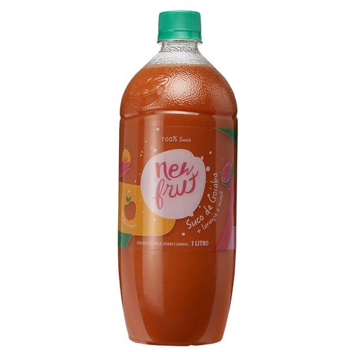 Suco Integral Newfrut Goiaba, Laranja e Maçã 1L