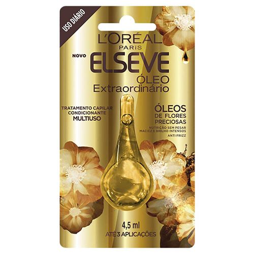 Óleo Antifrizz Loréal Paris Elseve Óleo Extraordinário 4,5ml