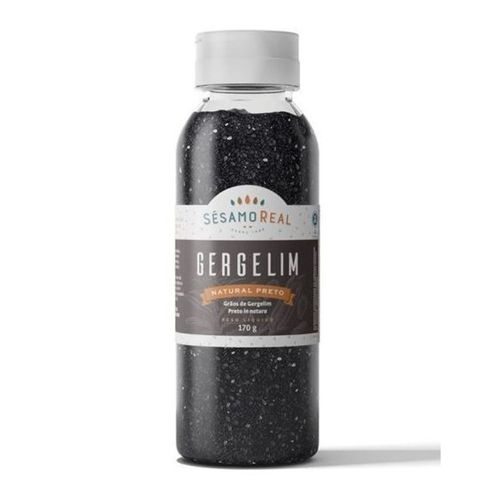 Gergelim Graos Natural Preto Sesamo Real 170g
