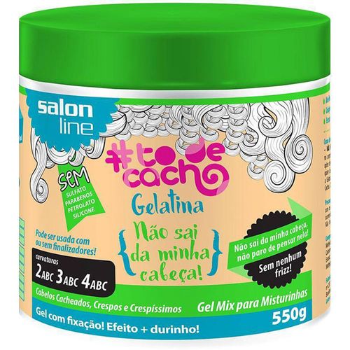 Gelatina Salon Line #ToDeCacho Não Sai Da Minha Cabeça - 550g