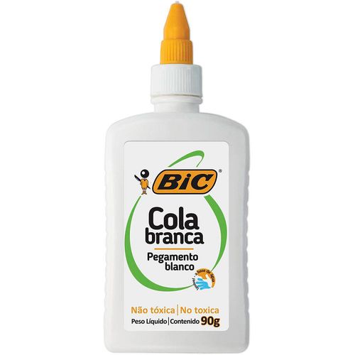Cola Branca Lavável à Base de Água Bic 90g