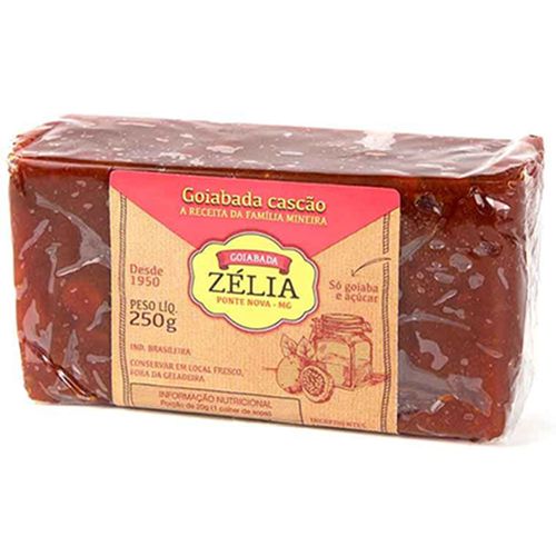 Goiabada Cascão Zélia Tablete 250 g