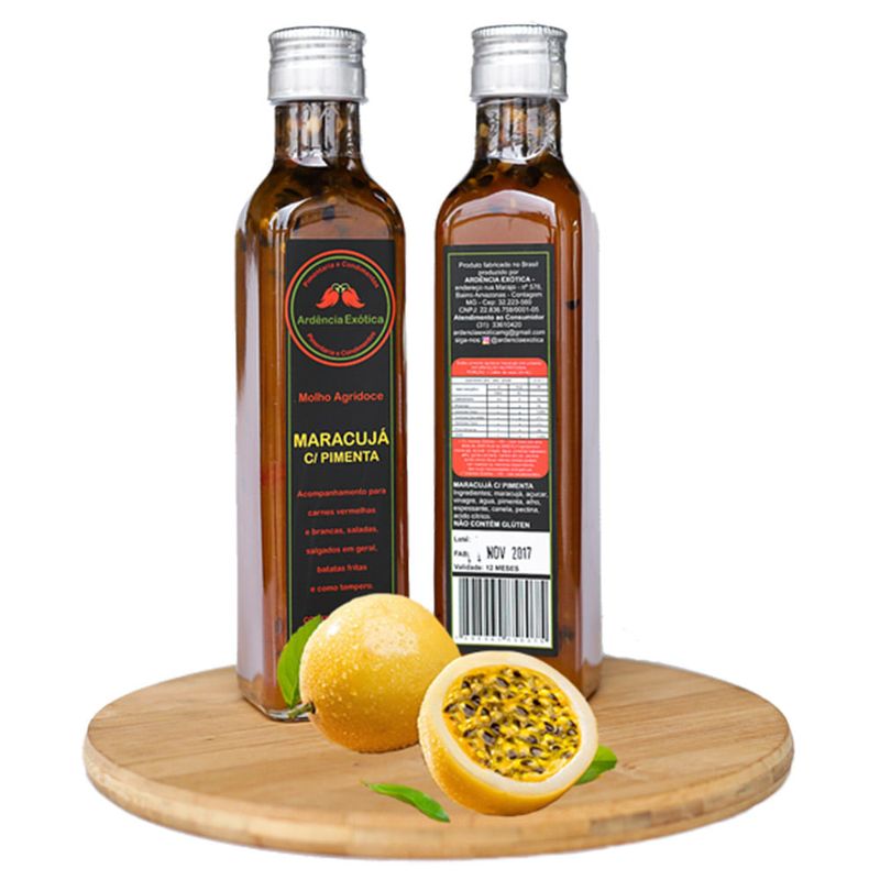 Molho-Agridoce-Ardencia-Exotica-Maracuja-com-Pimenta-250ml