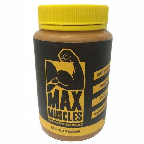 Pasta de Amendoim Max Muscles Tradicional Pote 500g