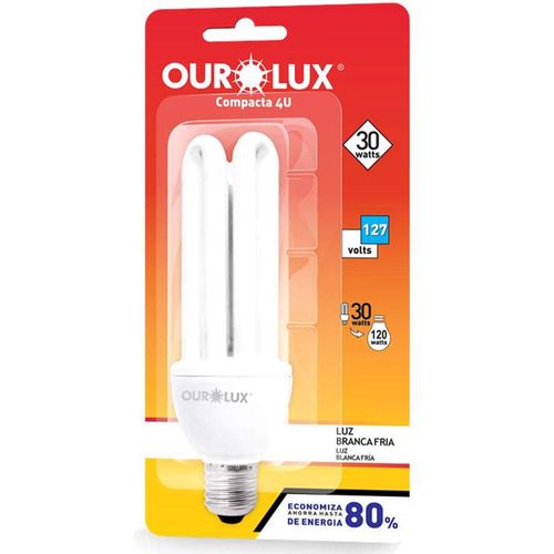 Lâmpada Elétrica 3U Ourolux 30W 127V Unidade