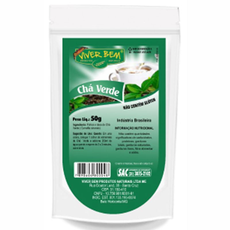 Cha-em-Po-Verde-Viver-Bem-Pacote-50g