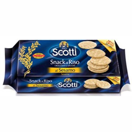 Biscoito de Arroz Italiano Riso Scotti Sesamo 100g