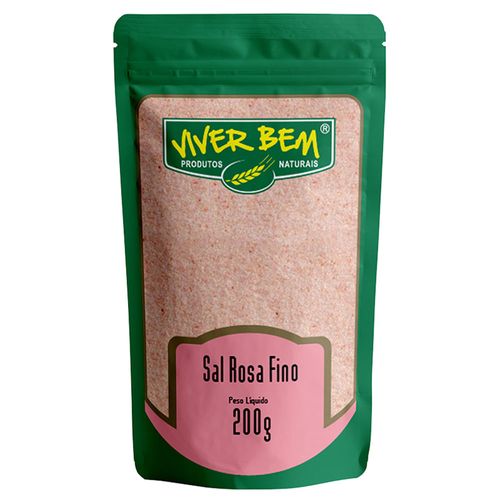 Sal Rosa do Himalaia Viver Bem Fino 200 g