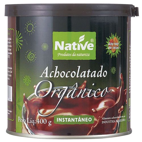 Achocolatado em Pó Orgânico Native  Sachê 400 g