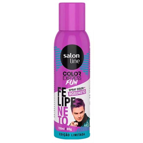 Tintura Spray Salon Line Color Express Fun Felipe Neto Roxoneto 85g