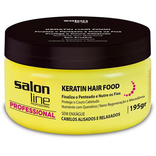 Pomada Profissional Keratin Hair Food Nutrition Salon Line 195gr