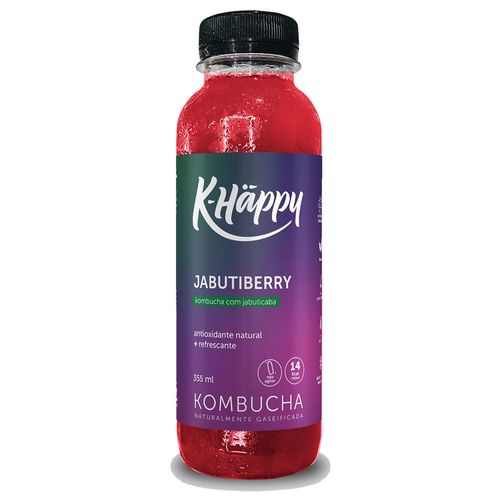 Kombucha Jabutiberry K-Häppy Garrafa 355ml