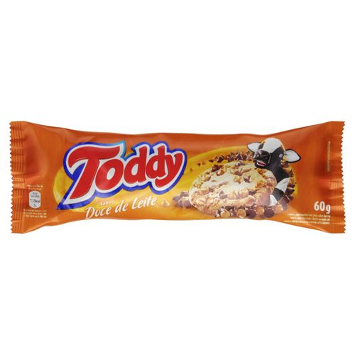 Biscoito Cookie Doce De Leite Toddy Pacote 60G