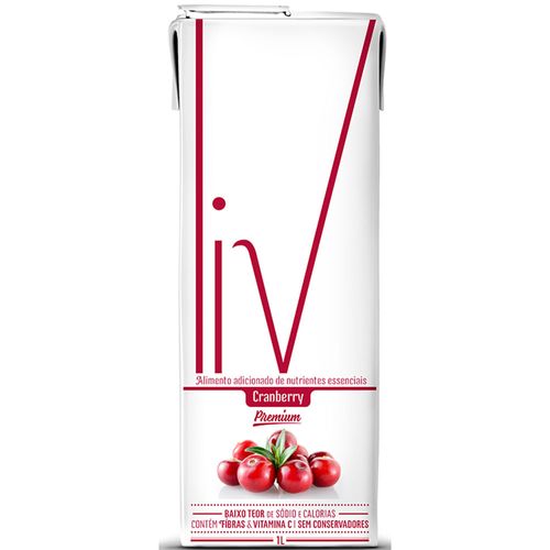 Suco Pronto Liv Cranberry Tetra Pak 1L