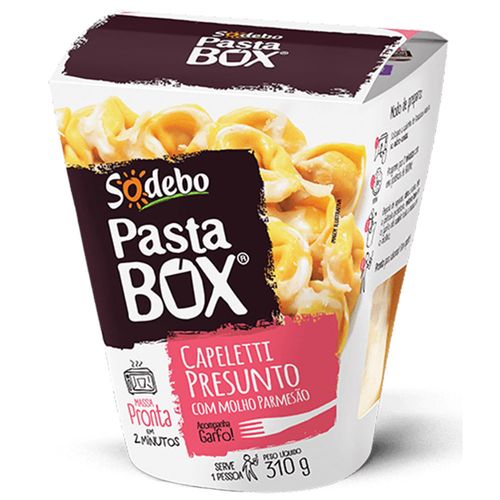 Massa Pronta Pasta Box Sodebo Presunto 310g