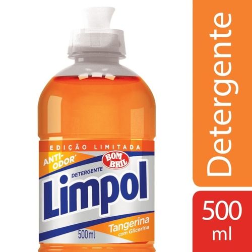 Detergente Liquido Limpol Tangerina 500ml