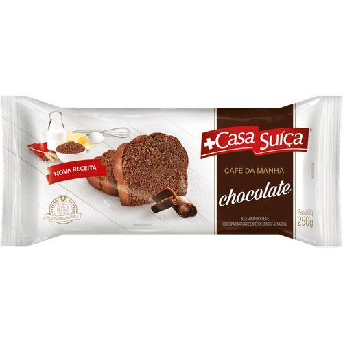 Bolo de Chocolate Casa Suíça Pacote 250g