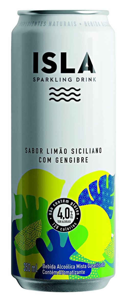 Bebida Mista Isla Limão Siciliano com Gengibre 350ml