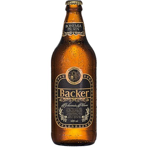 Cerveja Backer Bohemia Garrafa 600 ml