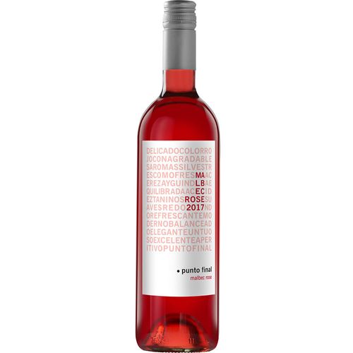 Vinho Argentino Punto Final Malbec Rosé 750ml