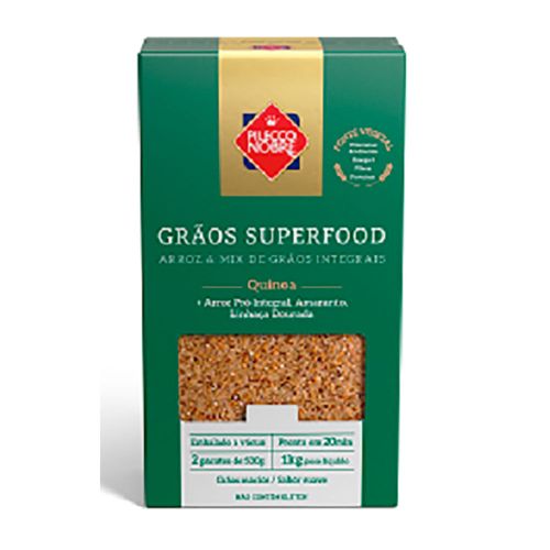 Arroz Integral com Quinoa Pilecco Nobre Grãos Superfood 1kg