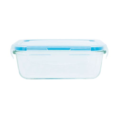 Pote de Vidro Oikos Retangular tampa transparente 1,520ml