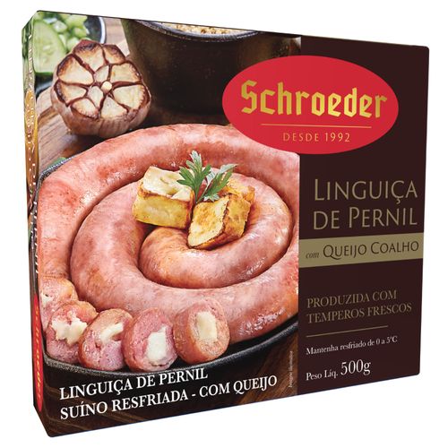 Linguiça de Pernil Schroeder com Queijo Coalho 500g