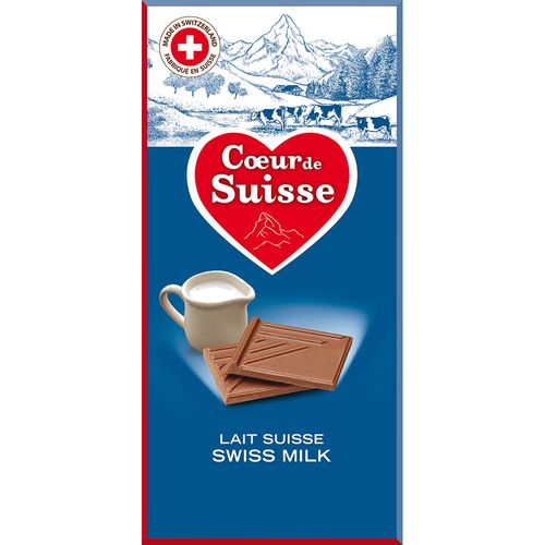 Chocolate Suíço Couer de Suisse Milk 100g