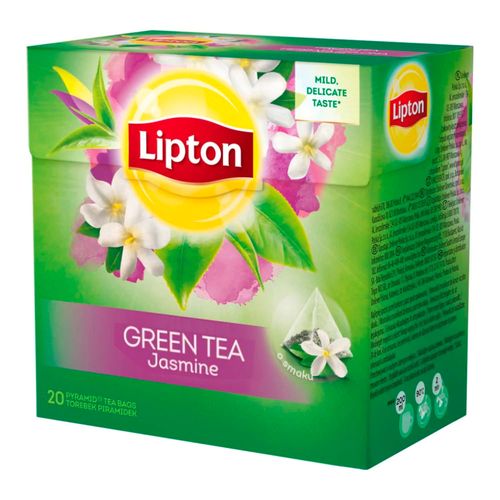 Chá Verde Polonês Lipton Jasmine 20 Sachês