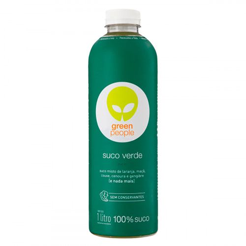 Suco Verde Misto Greenpeople Maça, Couve, Laranja e Cenoura 1L