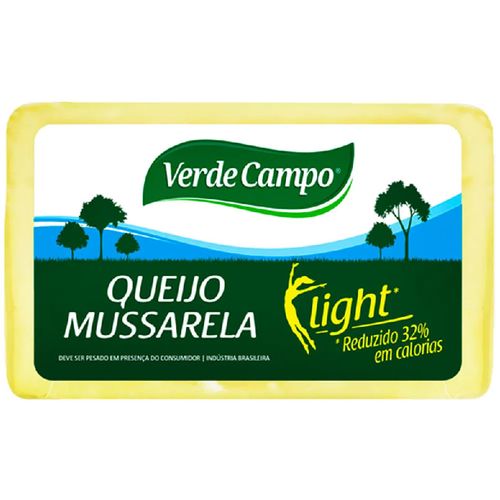 Queijo Mussarela Light Verde Campo Fatiado 100g