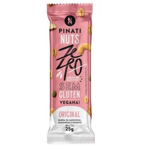 Barra De Nuts Original Super Saúde Pinati Zero Pacote 25g