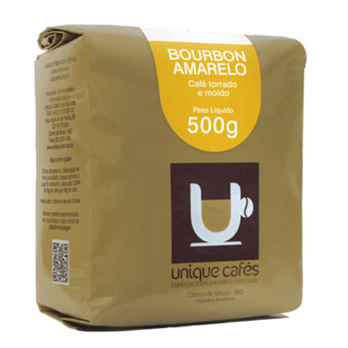 Café Unique Bourbon Amarelo Torrado E Moído 250g