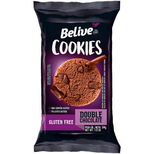 COOKIES BELIVE 34G S/GLU